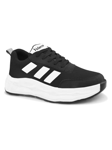 Image of Black Casual Sneakers for Men(AVR25)