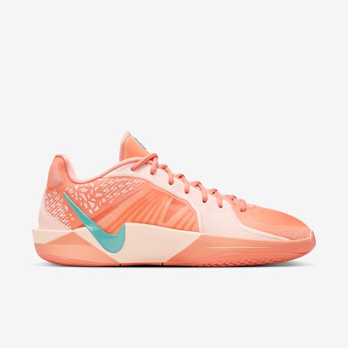 Nike Sabrina 2 Basketball Shoes (FQ2174-801, Apricot Agate/Washed Coral/Washed Teal/Light Bone)3