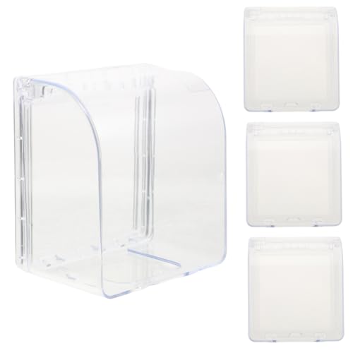 Tofficu 4 Piezas Funda Para Enchufes Protector Para Enchufes De Interior Lluvia De Exterior Cubiertas De Interruptor Impermeables