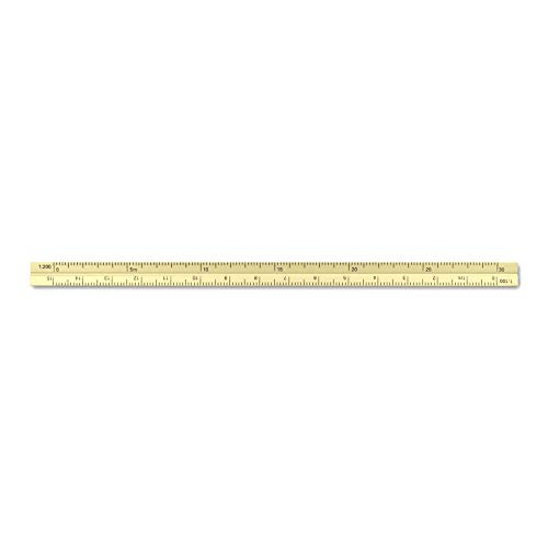 Image of Alumicolor Aluminum Architect Metric Pocket Scale, 15CM, Gold