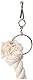 Nobby 31304 Cage Toy, Kletterseil Baumwolle weiß L: 67 cm; Ø 25 mm; 4 Knoten