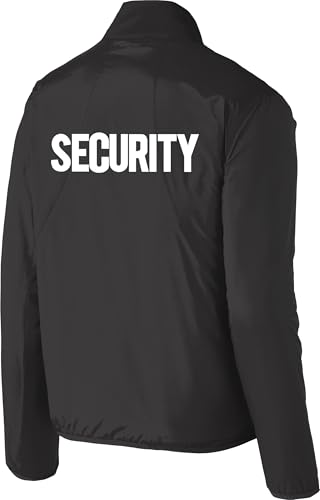 Men's Professional Security Windbreaker Full & 1/2 Zip Soft Shell Jacket Coat3