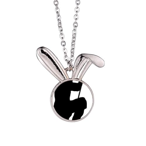 Collier lapin chinois Shaolin en acier pour fan d'arts martiaux