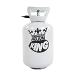 Helium King Disposable Helium Gas Canister - Fills 30 x 9 Inch Latex Balloons or 14 Foil Balloons - Helium Balloon Gas UK Filled Cylinder