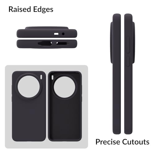 Image of SPRIG Compatible with Vivo X200 5G Premium SilkTone Back Cover Drop Tested Shock Proof Mobile Case for Men, Women, Boys and Girls with Camera Protection (Charcoal Grey)
