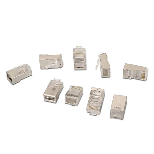 AISENS A139-0298 - RJ45 Connector 8 FTP (10 units) Silver - Image 2