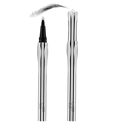 Lápiz De Cejas De Larga Duración | Lápiz De Cejas Impermeable | Lápiz De Cejas | Lápiz Delgado Marrón Medio | Lápiz De Maquillaje Profesional | Lápices De Ojos A Prueba D