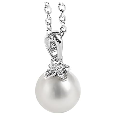 Gifts For Wife Wedding Anniversary - Christmas Gifts For Wife -AAA+ Real Pearl Necklaces For Women (18k Gold Platting 925 Sterling Silver) Wife Christmas Gift Ideas Birthday Freshwater Pearl Necklace Cover