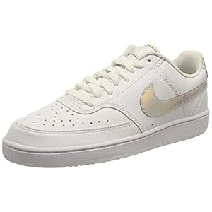 NIKE Dames Court Vision Lage Basketbalschoen, Multi kleuren, 37.5 EU