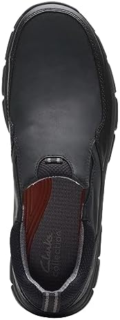 Clarks Men's Walpath Step Loafer, Black Leather, 9 Wide | Image 6