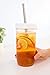 Daverly Way Reusable Boba Bubble Smoothie Cups With 4 Lids And 2 Metal Reusable Straws And Straw Cleaner In Fun Gift Box (2-pack, 24oz Boba Tea Drinking Jars)