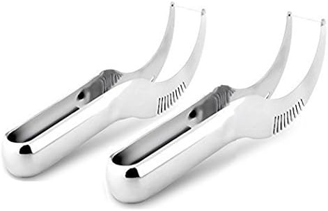2 PACK Watermelon Slicer Corer Stainless Steel Fruit Peeler - As Seen on TV - Useful and Smart Kitchen Gadget