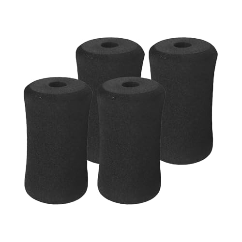 Gimnasio Roller Foam - Almohadillas para rollo de fitness - Juego de 4 cojines de pie de espuma para máquinas de ejercicio | Tubos de extensión de pierna de alta densidad, accesorios para el hogar