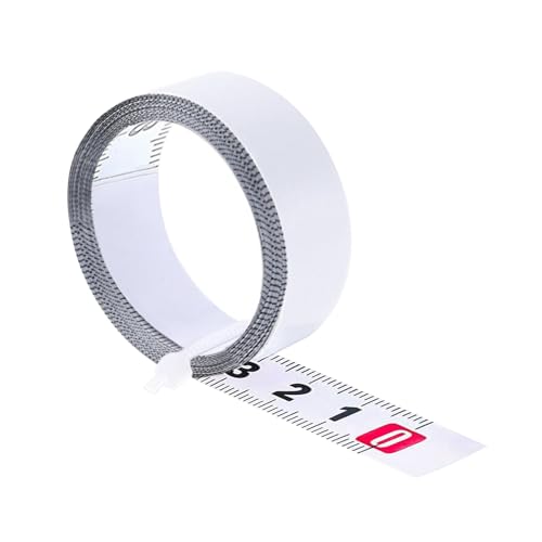 1 Rollo Cintas métricas autoadhesivas,2 Metros cinta métrica autoadhesiva,cinta métrica con adhesivo en la parte posterior,para Mesa de Costura, Mesa de Carpintería(2m Derecha a Izquierda)