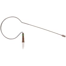 Countryman E6DW6C2SL Springy E6 Directional Earset with 2 mm Cable for Shure/Carvin/JTS/Trantec Transmitters Cocoa