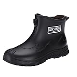 Toumov Women's Ankle Rain Boots Non Slip Outdoor Work...