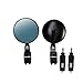 CNC Motorcycle ATV Handle Bar End Mirrors Handlebar Side Rearview Mirrors Blue Glass Compatible With Automotive Motorcycle Parts
