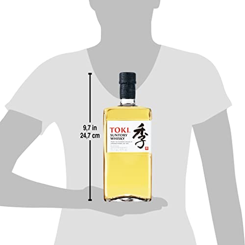Hibiki Suntory Whisky Japanese Harmony, 43% - 700 ml + Suntory Toki - Whisky Japones 43%, Botella de 700 ml