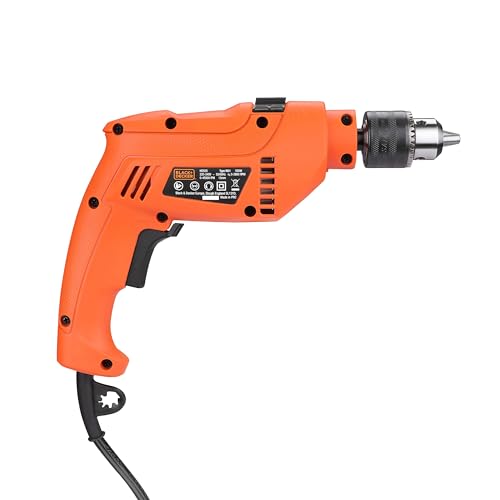 BLACK+DECKER HD555KA50 550W 13mm Variable Speed Reversible Impact Drill Kit with 50 Accessories Kitbox for Home and Professional use - Image 13 thumbnail