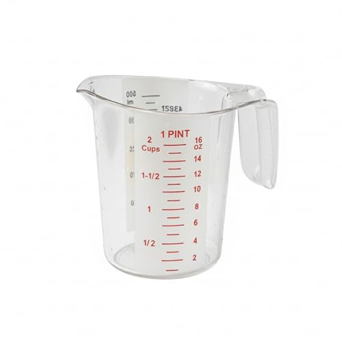 Clear Polycarbonate 1-Cup Measuring Cup BPA-Free