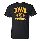 Underground Printing Iowa Classic Fball Arch Tee - LG - Black