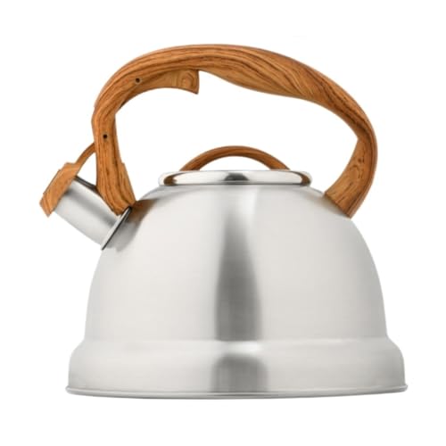 Bouilloire à sifflet pour théière et thé du matin en famille à la maison