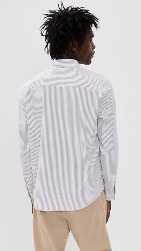 Salty Oxford Shirt | Oak Stripe3