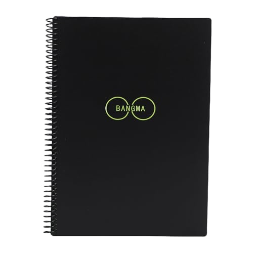 Carnet intelligent réutilisable à spirale et pages à pois pour vos notes