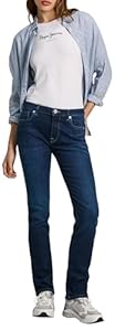 Pepe Jeans Damen Slim Mw Pl204589 Jeans, Blau (Denim-cu1), 30W x 32L