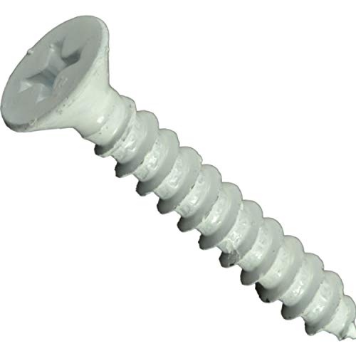 Tornillos de chapa 503086 con cabeza blanca resistente al desgaste