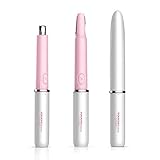 TOUCHBeauty Hair Trimmer for Face Eyebrow Nose Ear Body Hair Trimming, All in ONE Hair Remover for Women & Men Dual Blades Shaver Battery Powered TB-1458