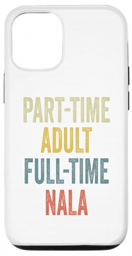 NALA Personalized Retro Girls Part-Time NALA Name スマホケース iPhone 12/12 Pro 用