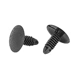 X AUTOHAUX 20 sztuk 4 mm otwór średnica plastikowe nity nity klipsy do samochodu czarny