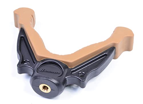 Hammers V Yoke Gun Rest Mount Vm03 With Standard 1/4-20 Camera Thread Socket Soft Rubber Molded Top For Crossbow Shooting Hunting Mono-Pod Bi-Pod Tripod #TOP1