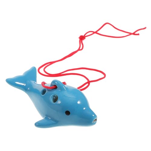 GALPADA Ocarina de Cerámica Portátil de Clave para Principiantes Instrumento de Viento y Fácil de Tocar Regalo para Estudiantes