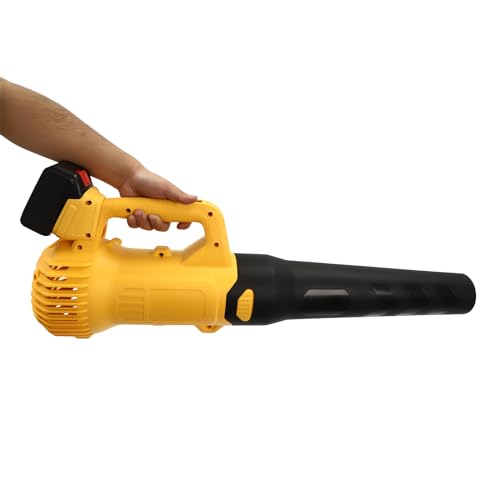 QUIOTUIR Cordless Leaf Blower and Vacuum 3000W Speed Adjustment Battery Garden Vacuum Cordless for Removing Leaves, Debris, Small Stones, Cleaning Garages, Patios, Pavements, Porches, Cars