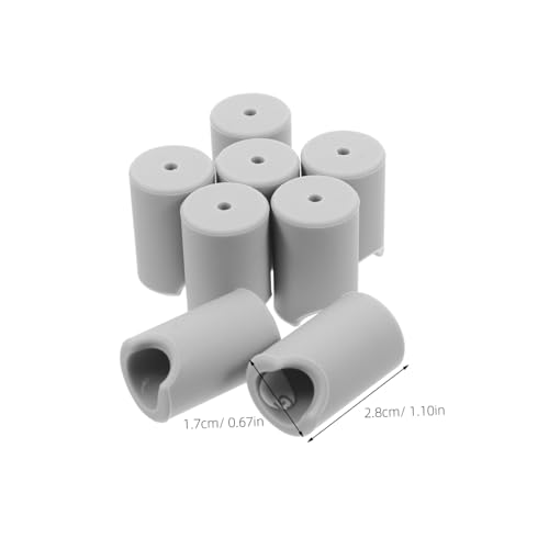 KONTONTY 8pcs Silicone Corner Protectors for Cabinet Handles Furniture Edge Covers Safety Bumpers Chic Design for Wardrobe Drawer Pulls Soft Cushioning to Prevent Injury