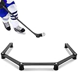 Hikeen 5-Sections Hockey Training Equipment,Magnetic Adjustable Size Hockey Stick Handling Trainer,Portable Stickhandling Training Tool for Puck Control, Reaction Time and Coordination