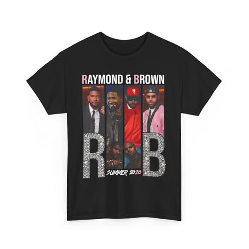 DARGLO R&B Raymond Brown Signature Concert T-Shirt, Unisex Chris Cotton Graphic Tee