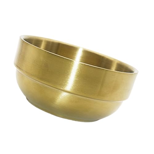 Beatifufu Stainless Steel Shaving Bowl Bubbling Vessel Men's Facial Cleansing Tool Simple Stylish