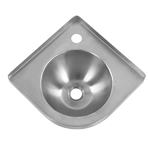 Fregadero de Esquina, Acero Inoxidable 304 Cocina de Ahorro de Espacio de Gran Capacidad para Barco de Fregadero