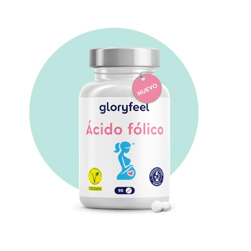 Ácido fólico 400µg - Para el tejido materno y el sistema inmunitario* - Diseñado para 1 trimestre (3 meses) - Vitamina B9 en altas dosis, biodisponibilidad óptima - Vegano
