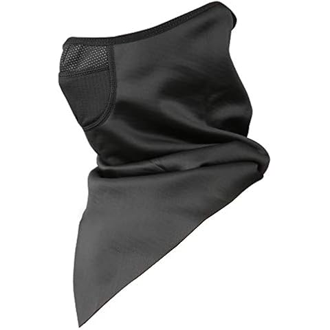 Omeneex Large Half Face Mask for Men Women Balaclava Ski Mask with Earloop Adjustable Velcro Windproof Men Women for Hunting Skiing Snowboarding Motorcycling Winter Outdoor Sports(Black-Large, XXXL) Cover