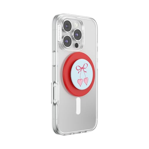 Image of PopSockets Phone Grip for MagSafe, Magnetic Holder, Phone Stand, Heart - Simply Sweet Hearts