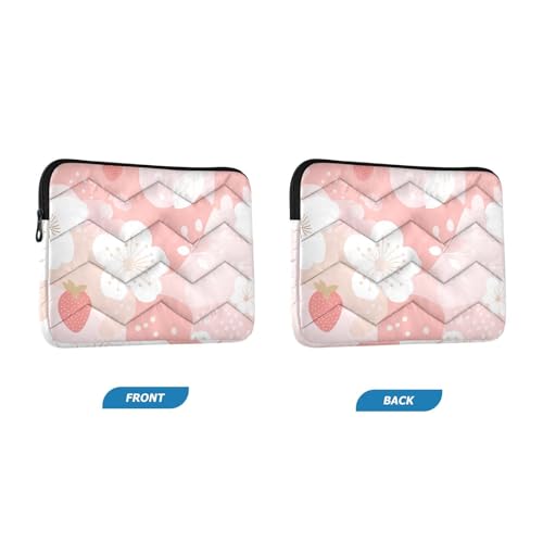Funda para portátil acolchada con diseño rosa para laptops 13-13.3" miniatura 2