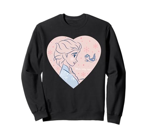 Sweat Frozen 2 Elsa idéal pour les journées d'école et sorties magiques en hiver