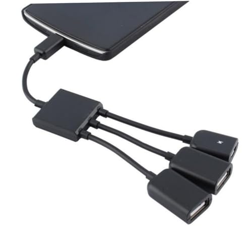 Adaptador Micro USB para conectar ratón y teclado a móviles sin batería externa 2