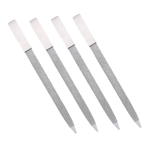 Holibanna 4�X�e�����X���܂₷�� �ח����b�L�d�グ �ė��p�\�ȑ����l�C���t�@�C�� �w�̒ܗp�o�b�t�@�[ �}�j�L���A�c�[���Ƃ��Ďg�p�\