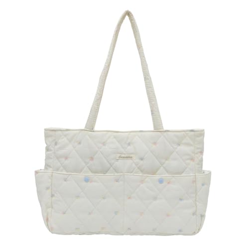 HTU Bolso acolchado acolchado, bolso de trabajo ligero e hinchado, bolso de hombro de gran capacidad, bolso para mujer, trabajo, viajes, gimnasio, universidad (estilo 3)