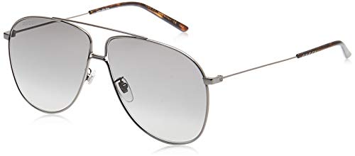 Gucci GG0440S RUTHENIUM/GREY SHADED 63/10/150 men Sunglasses